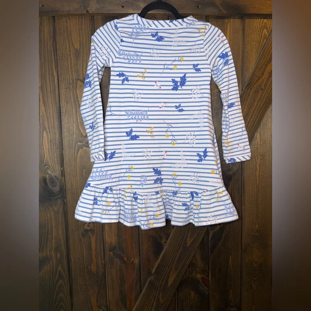 NWOT JOULES Floral striped Tiered Dress